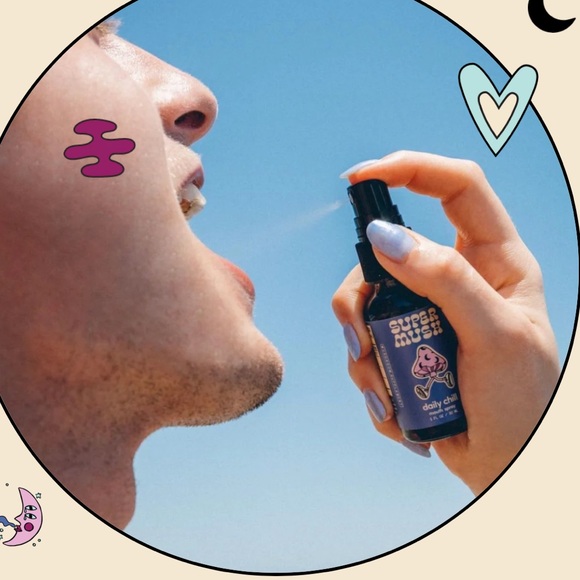 Super Mush Daily Chill Mouth Spray. New in box. - Picture 3 of 6